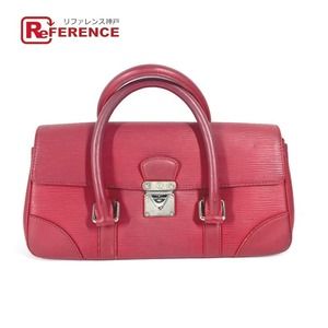 Louis Vuitton Leather Flap Segur Epi PM Red Handbag Castilian